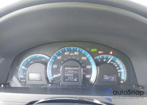 2012 Toyota Camry Hybrid Le/Xle z USA, uszkodzony, nr VIN 4T1BD1FK4CU051148